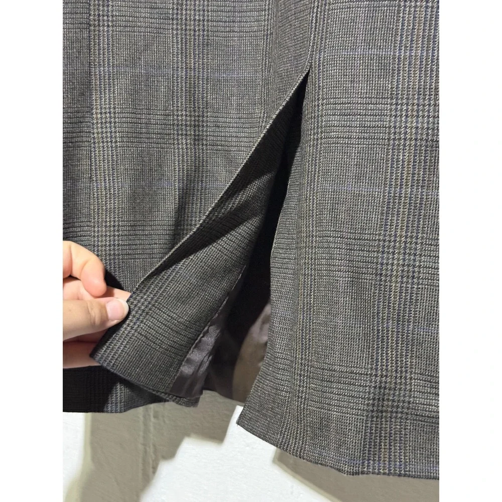 Lauren Ralph Lauren Mens NWOT 40R Gray Glen Plaid 100% Wool Sport Coat Blazer